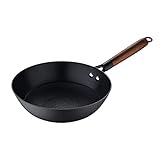 MasterPRO Odín Wok Sartén antiadherente 24 x 44 x 7,5 cm, hierro prensado, mango ergonómico de...