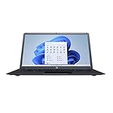 PRIXTON - Laptop Netbook 14,1-Zoll-Bildschirm, Windows 10 Pro Betriebssystem, Intel Celeron Gemini...