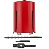 WEFARU SDS Plus Diamant-Trockenbohrkrone LTR Ø 152 mm – Profi-Bohrkrone 180 mm Bohrtiefe, M16...