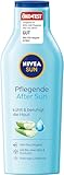 NIVEA SUN Pflegende After Sun Lotion (400 ml), Lotion mit hautberuhigender Wirkung nach dem...