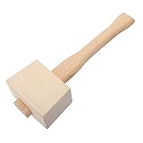 Sosoport Buchenholzhammer Zimmermannswerkzeug für Holzbearbeitung und Heimwerkerprojekte Langlebig...