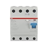 ABB F200 RCCB, 4-polig, 40A, 30mA Typ A CE 400V ac