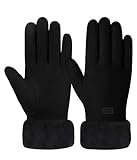 FORVEVO Handschuhe Damen Winter,Warme Touchscreen Winterhandschuhe，Thermo Handschuhe mit Fleece...