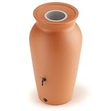 YourCasa Regentonne 120-230 Liter [DropCatcher] mit Filterkorb & Wasserhahn - Regenfass Frostsicher...