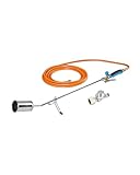 CFH Abflammgerät GV 900 inkl. Gasdruckregler DR 114 und Gasschlauch - Unkrautbrenner Gas Anwendung...