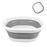 Chiluxendo Waschschüssel, Faltbarer Eimer, Faltbare Wanne, Spülschüssel, Tragbares Waschbecken,...