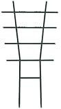Windhager Blumenstütze Rankhilfe Gitterspalier Rankgitter, Kunststoff, gerade, Grün, 43 x 23 cm,...