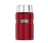 Thermos STAINLESS KING FOOD JAR 0,71l, cranberry red, Thermosbehälter aus Edelstahl, 14h heiß /...