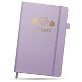 BIROYAL Trainingstagebuch Deutsch für Frauen mit 186 Workout für dein Krafttraining - Lila...