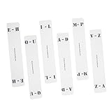 DOITOOL 30 Stck. Teiliges Transparentes Acryl Cd Schallplatten Sortierkarten Langlebige Leichte...