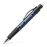 FABER-CASTELL 130732 - Druckbleistift GRIP PLUS, Minenstärke: 0,7 mm, Schaftfarbe: blau metallic, 1...