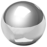 BESTonZON Reflektierender Gartenball: Spiegelkugel aus Edelstahl, 20 cm – polierter Gartenglobus...
