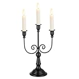 Sziqiqi Kerzenständer Kerzenhalter 3 Armig - 29.5cm Vintage Kerzenständer Dekorative...