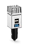 Technaxx Auto Luftreiniger Luftreiniger 12/24V 2xUSB, TX-130 in silber - 4854 - Erfrischen und...