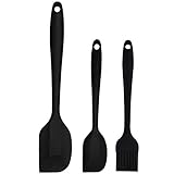Silikon Teigschaber & Backpinsel Set – 3-teiliges Küchenutensilien Set, BPA-frei,...