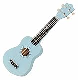 Classic Cantabile US-50 BL Sopranukulele - Ukulele mit 12 Bünden - leichtgängige Gitarrenmechanik...