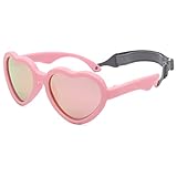Pro Acme Sonnenbrille Kinder Liebe Herz Polarisierte Baby Sonnenbrille mit Verstellbares Band (Rosa...