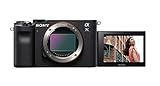 Sony Alpha 7C Spiegellose E-Mount Vollformat-Digitalkamera ILCE-7C (24,2 MP, 7,5cm (3 Zoll)...