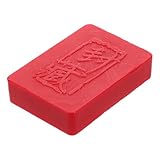 KICHOUSE Weinflaschen Siegelwachs Block Rot Weiß Weindichtungswachs Hitzeschmelzend Auslaufsicher...