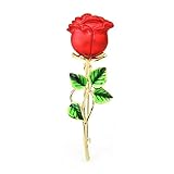 BINGDONGA Kupfer-Rosa-Magnolien-Blumen-Lotus-Emaille-Broschen Top Polierte...