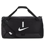 Nike Unisex Academy Team Duffel Bag, Black/Black/White, One Size