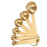 Ciieeo 6 Stück Teiliges Messlöffel Edelstahl Kleine Küchen messlöffel mit Ergonomischem Griff...