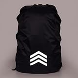 Honseadek Wasserdichter Rucksack-Regenschutz mit reflektierendem Band für 8–70 l Wandern, Camping...