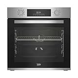 Beko BBIM12300X b300 Einbau-Backofen, 60 cm Backofen, 72 l Volumen, Dampfreinigung SteamShine, 8...