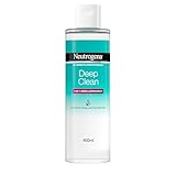 Neutrogena Deep Clean 3-in-1 Mizellenwasser (400 ml), parfümfreie Gesichtsreinigung ohne Alkohol,...