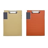 Mappen 2-teiliger Ordner mit Klemmbrett und Etikettenfach – Bewerbungsmappe for...