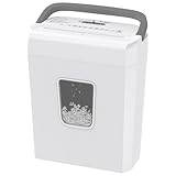 Bonsaii Aktenvernichter, 8-Blatt Papierschredder mit Sicherheitsstufe P-4, Kreuzschnitt 5x14mm,...