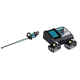 Makita DUH751Z Akku-Heckenschere 75 cm 18 V (ohne Akku, ohne Ladegerät) & Power Source Kit (2X...