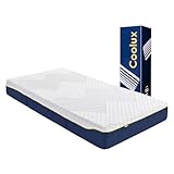 Coolux Sleep Schaum Matratze 90x200 cm Orthopädische 7-Zonen Kaltschaummatratze, Härtegrad 3 (H3),...