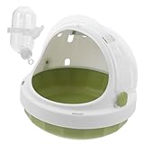 HEMOTON Hamster Tragetasche UFO Tragbarer Käfig für Kleintiere Transportbox für Hamster...