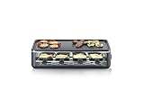 SEVERIN Raclette-Grill für 8 Personen, Raclette mit großer antihaftbeschichteter Grillplatte,...
