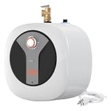 VEVOR Elektrischer Mini-Tank-Warmwasserbereiter, 1440 W Warmwasserspeicher,...