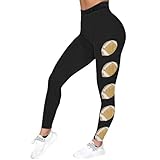 Damen-Yogahose, Trainingsanzug, Activewear-Hose, Schleife, Rugby-Druck, modische legere Leggings,...