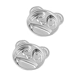 X-Institute Kinderteller aus rostfreiem Stahl, robust, unzerbrechlich, für Kleinkinder, sichere...