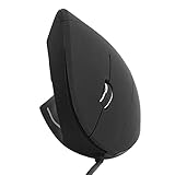 Tihebeyan Linkskabel Verdrahtete Optische Maus Ergonomisch 800/1200/1600DPI für 8/10, USB-vertikale...
