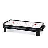 Sportime Airhockey Tischauflage Set | Mobiles, klappbares Air-Hockey Tischspiel mit Luft Gebläse |...