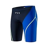 MY KILOMETRE Herren Lange Jammer – Gewebte Badehose Chlorresistente, Schnell Trocknende...