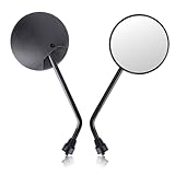 Cretassion Motorrad Spiegel E9-Geprüft, Runde Motorrad Rückspiegel 360° Rotation, MotorradSpiegel...