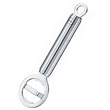 RÖSLE Kapselheber, hochwertiger Flaschenöffner mit Rundgriff und Aufhängeöse, unverbogene...