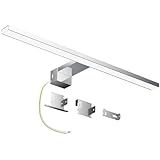 Hommie LED Spiegelleuchte Bad 50CM 12W 1549LM 4000K Neutralweiß Aluminiumlegierung Spiegellampe...