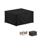 LAMUNI Abdeckhaube Gartenmöbel 120x80x75cm Tisch Abdeckung Gartentisch Wasserdicht Abdeckplanen...