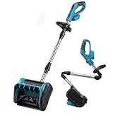 Akku Schneefräse für Makita 18V Batterie,Elektrische Schneefräse,1500W kabellos Schneebürste bis...