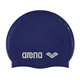 ARENA Classic Unisex Silikon-Badekappe, Schwimmkappe für Frauen und Männer, Badekappe mit...