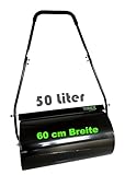 TIREX by xonic® Rasenwalze, Gartenwalze aus Metall, Befüllbar bis 50L, Handwalze für Garten und...