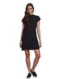 Urban Classics Damen Turtle Extended Shoulder Dress – Baumwoll Kleid mit Stehkragen &...