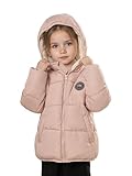 Sunny Sprout Winterjacke mit Kapuze für Kleinkinder - Schwere gefütterte Pufferjacke für Mädchen...